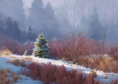 Morning Mist by J. Chris Morel, 30x40, Oil painting