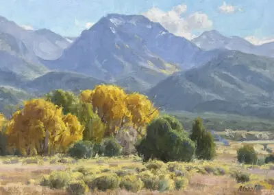 Kit Carson Peak, © J. Chris Morel, 12x16, oil