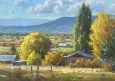 Autumn Valley ©J. Chris Morel, 11x14, Oil