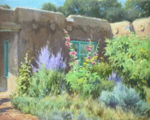 Blumenschein Gardens ©J. Chris Morel, 24x30, Oil