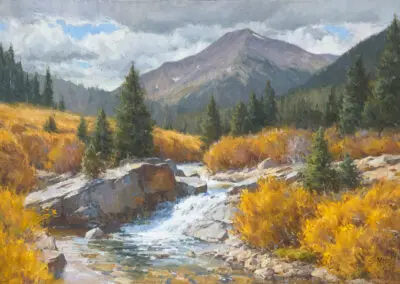 Crystal River Gold ©J. Chris Morel, 24x36, Oil, SOLD