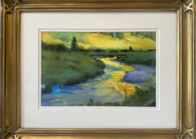 Upper East River ©J. Chris Morel, 7.5x10 Gouache