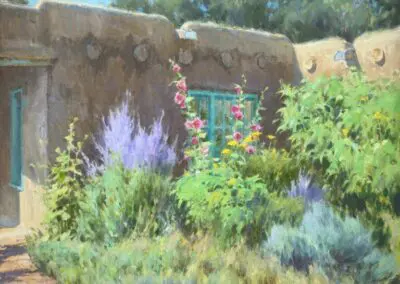 Blumenschein Gardens ©J. Chris Morel, 24x30, Oil