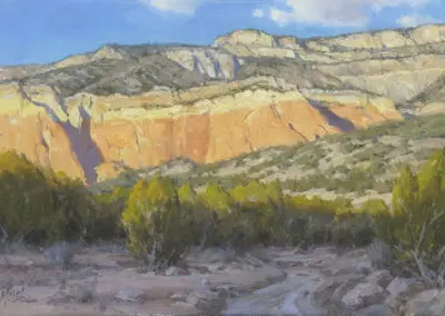Chama Canyon ©J. Chris Morel, 16x32 , oil
