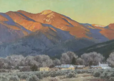 Every Night About This Time ©J. Chris Morel, 20x30 , oil