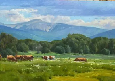 July in the Jicarita Valley, SOLD, ©J. Chris Morel, Oil