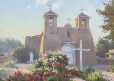 St. Francis Evening ©J. Chris Morel, 16x20, oil